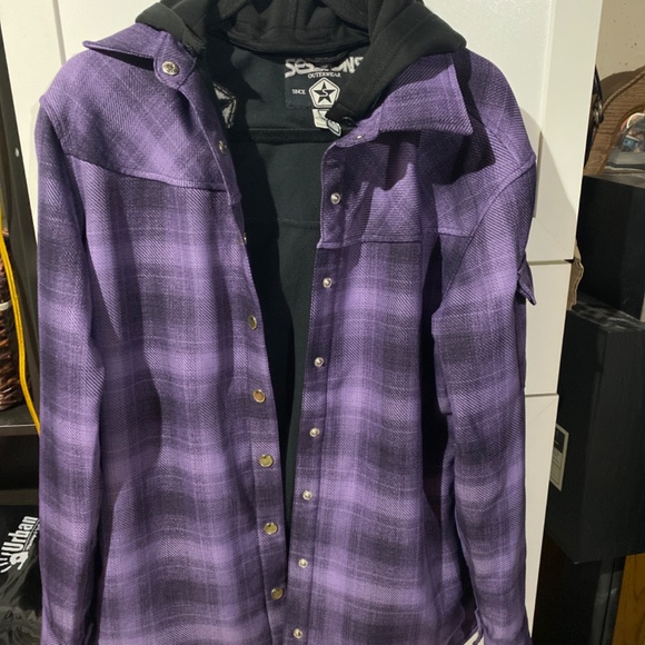 Sessions purple jacket women’s size M - Picture 2 of 5
